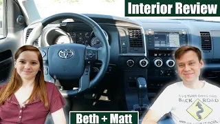 The 2020 Toyota Sequoia Interior is Very Roomy but Very Dated (Beth + Matt)