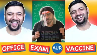 Pakistani Reacts to Office Exam Aur Vaccine | Ashish Chanchlani