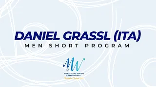 Grassl (ITA) | Men SP | ISU World Figure Skating Championships 2022 | Montpellier | #WorldFigure