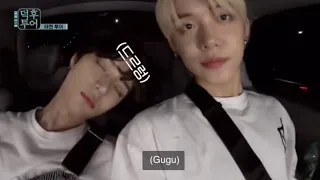 TXT Beomgyu sleepy in car cute moments