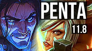 SYLAS vs RIVEN (TOP) | Penta, Rank 5 Sylas, Legendary, 13/4/8, Rank 21 | BR Challenger | v11.8