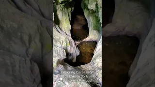 Exploring Caves near Olhos D'Água do Alviela - Santarém, Portugal #shorts