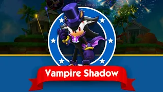 Sonic Dash Vampire Shadow Unlocked and Fully Upgraded Halloween Update - All 27 Characters Unlocked