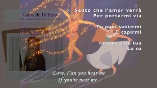 Thumbelina Pollicina song 'Soon' In 2 langauges English Vs Italian- lyrics  sing w/ Gabrielle DeRosa