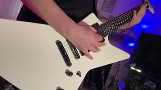 Playing with the crunchiest guitar tone possible