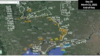 Ukraine: military situation update with maps, March 21, 2022