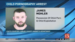 Shelbyville man arrested in child porn investigation
