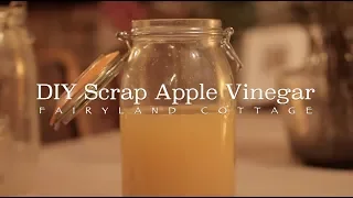 DIY Scrap Apple Vinegar - Simple fermentation