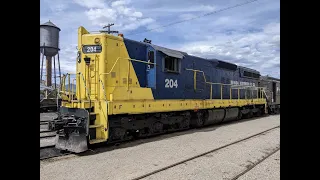 Nevada Northern Railway Company Diesel Train Experience - EMD SD-9 (by GM) - Ely, Nevada - June 2022