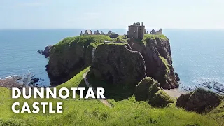 Most EPIC Scottish Castle- DUNNOTTAR CASTLE walking tour | Scotland walking tour | 4K