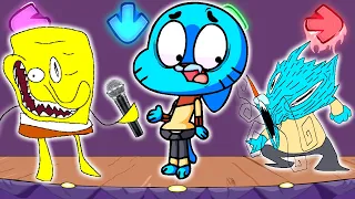 FNF Character Test | Gameplay VS My Playground | Gumball, Mordecai