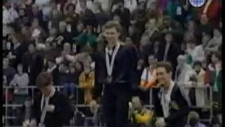 1992 Albertville Olympics Men's Figure Skating Medals Ceremony