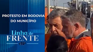 Paulo Pimenta e Sebastião Melo tentam resolver manifestação em Porto Alegre (RS) | LINHA DE FRENTE
