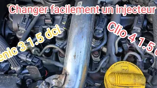 1.5 dCi : Claquement injecteur démontage !  Renault Scenic 3, Clio 4 1.5 dci Kangoo, Dacia 💪
