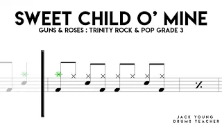 Sweet Child O Mine   Trinity Rock & Pop Drums Grade 3