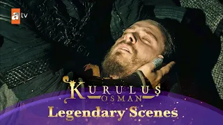 Kurulus Osman Urdu | Legendary Scenes - 44 | Goktug shadded zakhmi hai!