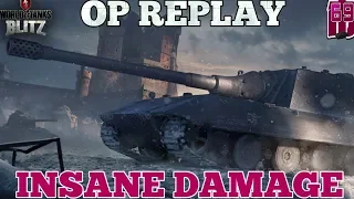 OP REPLAY - JG PZ E100 | Insane damage! | Wot blitz