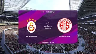 PES 2020 | Galatasaray vs Antalyaspor - Turkey Super Lig | 28 December 2019 | Full Gameplay HD