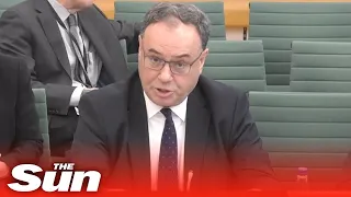 LIVE: Bank of England Governor Andrew Bailey speaks to the Treasury Committee as 'inflation peaks'