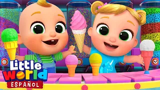 ¿Quién quiere helado? | Canciones Infantiles para Aprender | Little World en Español