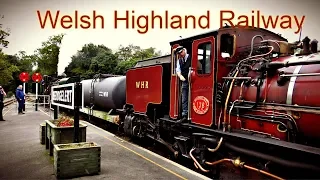 Welsh Highland Railway -  Steam Trains -  Beddgelert Sept 2018