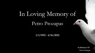 Похоронне служіння - Petro Prozapas - Funeral - 4/20/22