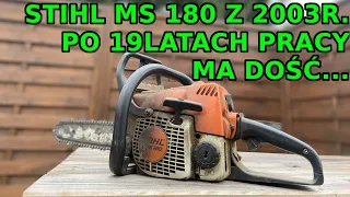 Rozbieram Pilarkę Stihl MS 180 - Przerwana wymiana uszczelniaczy, po odkryciu licznych usterek...