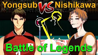 The Spike. Volleyball 3x3. Yongsub vs Nishikawa. Battle of Legends S Rank