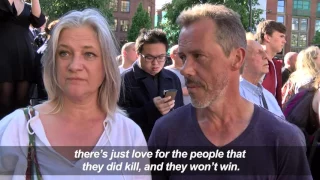 Manchester defiant at vigil for attack victims