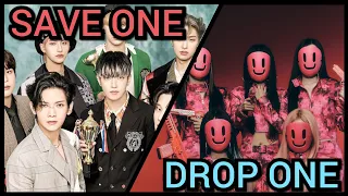 [Kpop] Save One Drop One/In Or Out | Boy vs Girl | A-Z | 26 Rounds