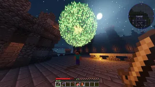 Minecraft Fireball, Fire Tornado, TP... Custom NPCs showcase