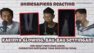 KAKINYA GLOWING! (React Video Iman Laslos : Pembuktian Kuntilanak tidak menyentuh tanah)