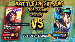 TOP GLOBAL MOSCOV VS NATAN | 🔥 TIPS AND TUTORIAL 🔥 | MLBB