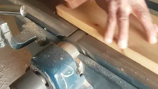 carpenter works on machine || wood machine work