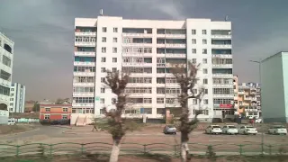 Город Дархан, Монголия. Социалистические панельные многоэтажки. Май 2022 года
