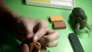 миниатюра мамонт из пластилина