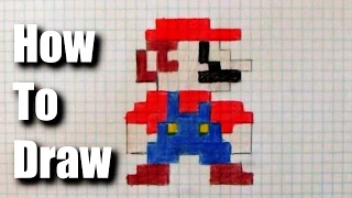 How to draw 8-bit Mario