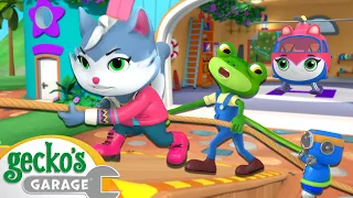 Kat's Helicopter Havoc | Gecko's Garage | Trucks For Children | Cartoons For Kids