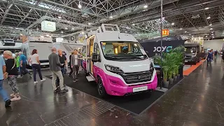 A unique camper van conversion. Large rear bath, large lounge + retro look! Joyrider from Austria!