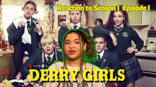 Watching Derry Girls *S1, E1* for the first time!!!! And feeling sorry for James!!!!