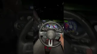 POV BACK ROAD PULL WITH A 2019 Mustang Bullitt~Kooks headers, H-PIPE ! ,Factory active exhaust, tune