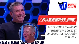 ¡Ale Fantino y un mano a mano IMPERDIBLE en #ESPNFShow con El Pato #Abbondanzieri!