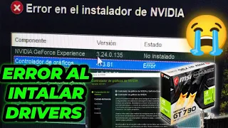 Error de drivers de una tarjeta grafica windows 10 GT 730 2gb como solucionarlo 2022