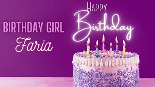 Happy Birthday Faria / फारिया || Best Birthday Status 2021