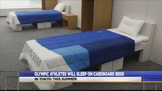 Athletes at 2020 Tokyo Olympics will be sleeping on cardboard beds