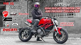 MOTOVLOG: #8 RARE ITEM FULLPAPER! TESTRIDE DUCATI MONSTER 796 PROARM FULLPAPER INDONESIA!