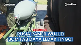 Pesawat Tempur Su-34 Rusia Luncurkan Bom FAB ke Benteng Militer Ukraina