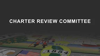 08/12/2021 - Charter Review Commission