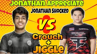 FazeVintorez🇹🇭 Challenge Jonathan🇮🇳 On Stream1v1 Battle | Jonathan Break Crouch+Jiggle😱