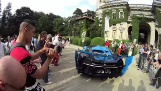 Bugatti vision gt - Start Up and Exhaust sound At villa d'erba